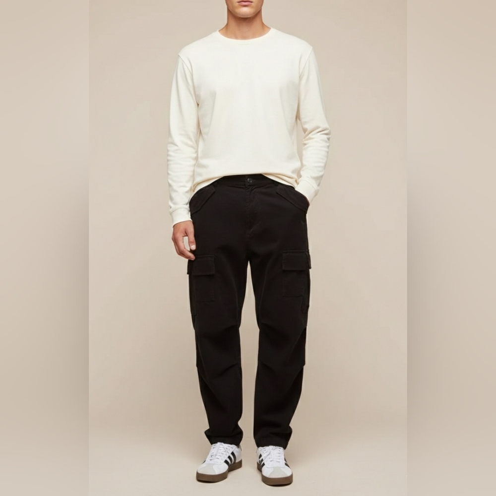 $70 Mode of One Mens Regular-Fit Cotton Taper Cargo Pant